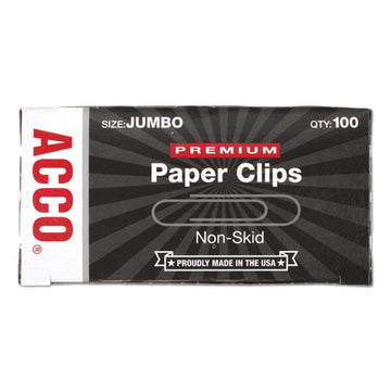 ACCO Paper Clips, Jumbo, Silver, 1,000-pack freeshipping - TVN Wholesale